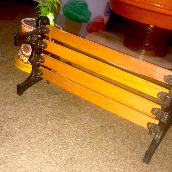 8”x5” mini doll bench - Picture 3 of 5